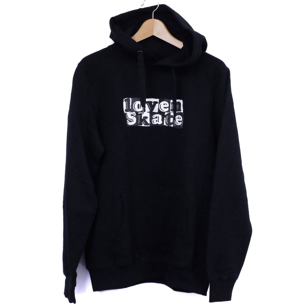 'TEAR LOGO' -  Organic Cotton Hoodie (Black/Black) image 1