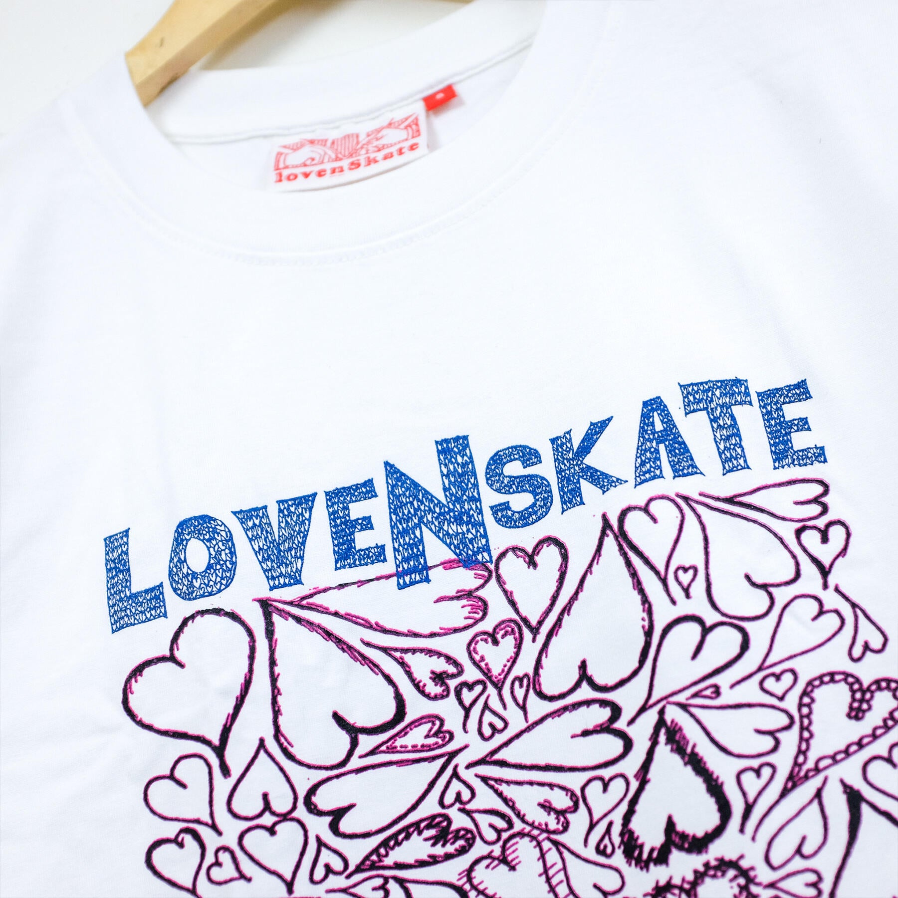 'SCRIBBLE HEART' -  Organic Cotton T-shirt image 3