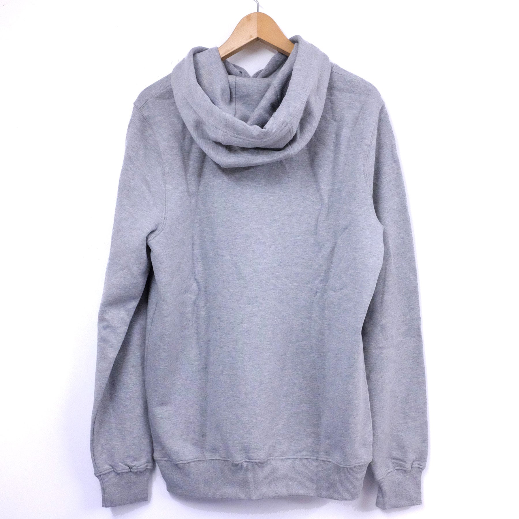 'TEAR LOGO' -  Organic Cotton Hoodie (Red/Heather) image 3