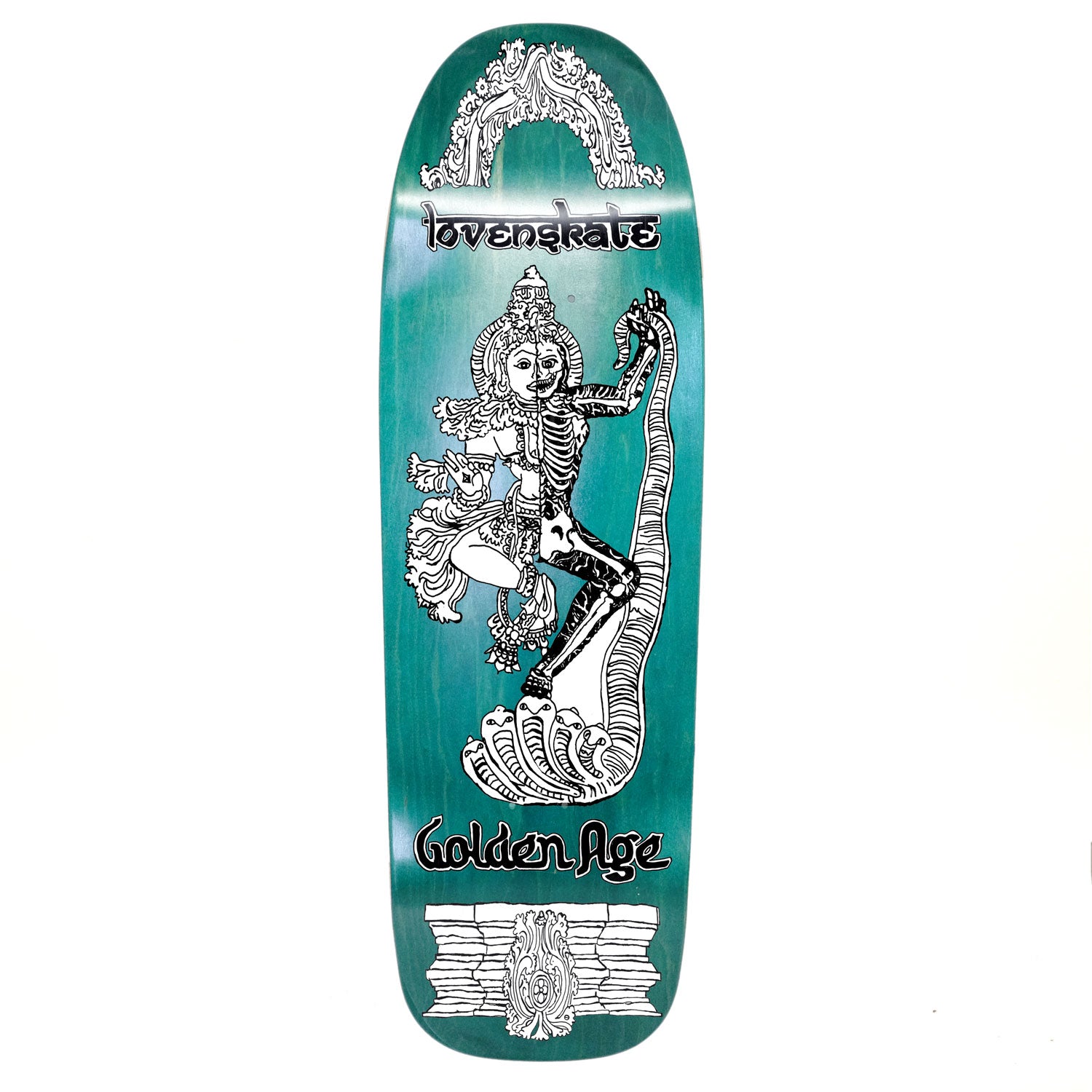 "GOLDEN AGE X LOVENSKATE" - by Sol Dhariwal-Bisset G9 9.25" shape image 1