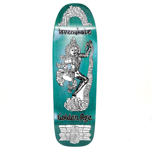 "GOLDEN AGE X LOVENSKATE" - by Sol Dhariwal-Bisset G9 9.25" shape image 1
