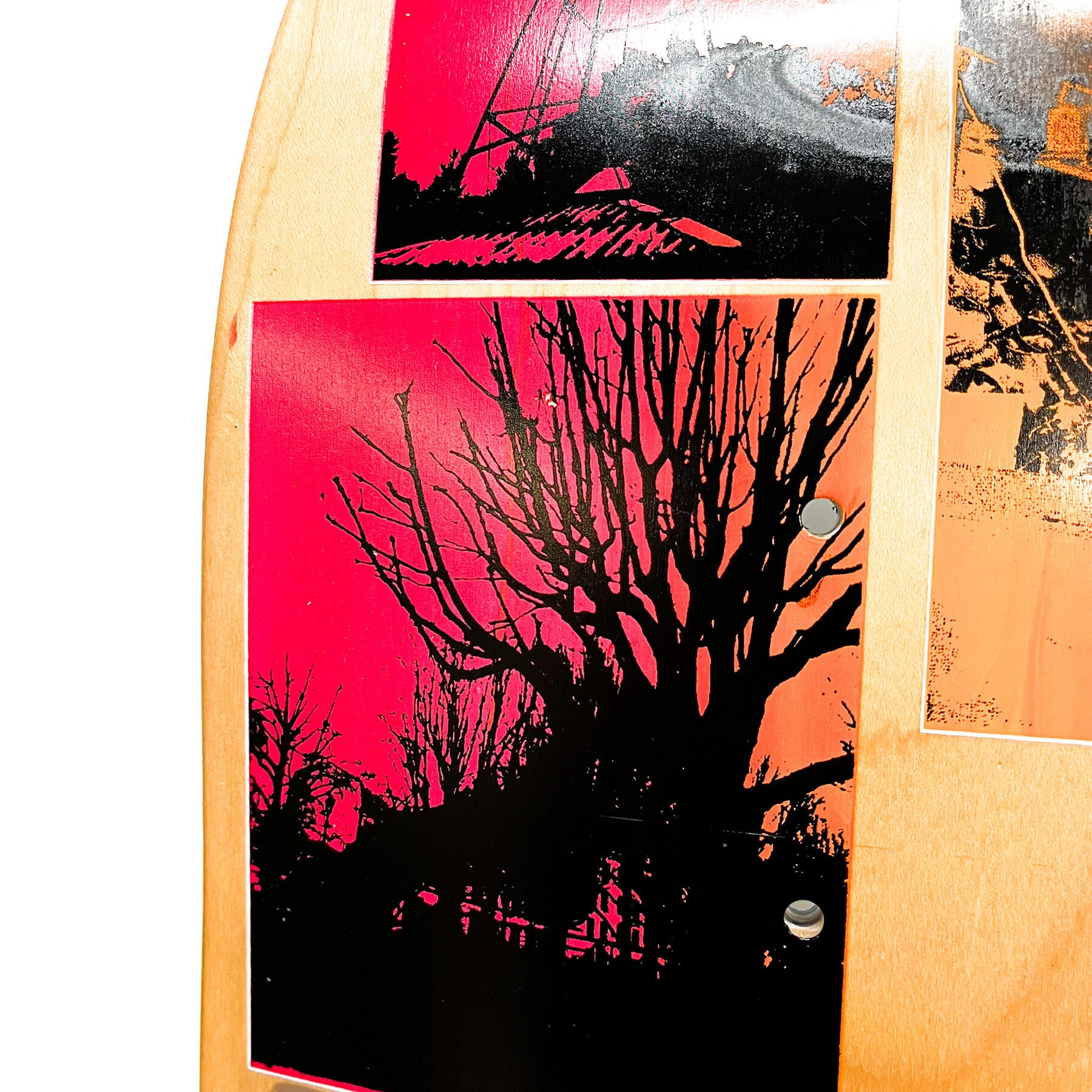 "OCTOBER HAS COME AND GONE..." - by Craig 'Questions' Scott. 9" Pool Shape image 5