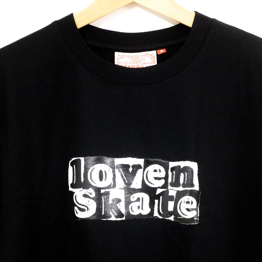 'TEAR LOGO' -  Organic Cotton T-shirt (Black/Black) image 2