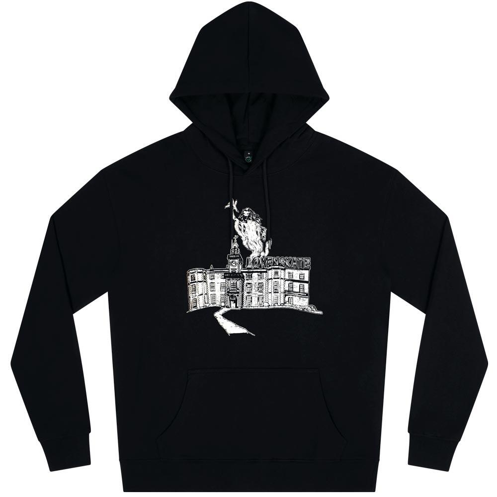 'HAUNTED HQ' -  Organic Cotton Hoodie (Black) image 1