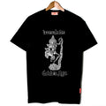 "GOLDEN AGE X LOVENSKATE" - by Sol Dhariwal-Bisset - Organic T-shirt (Black) image 0