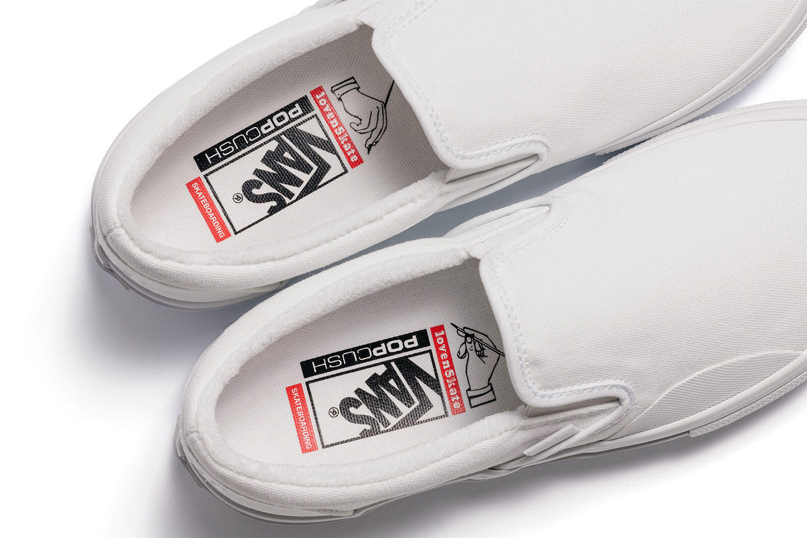 LOVENSKATE X VANS- Skate Slip-on Shoes image 1