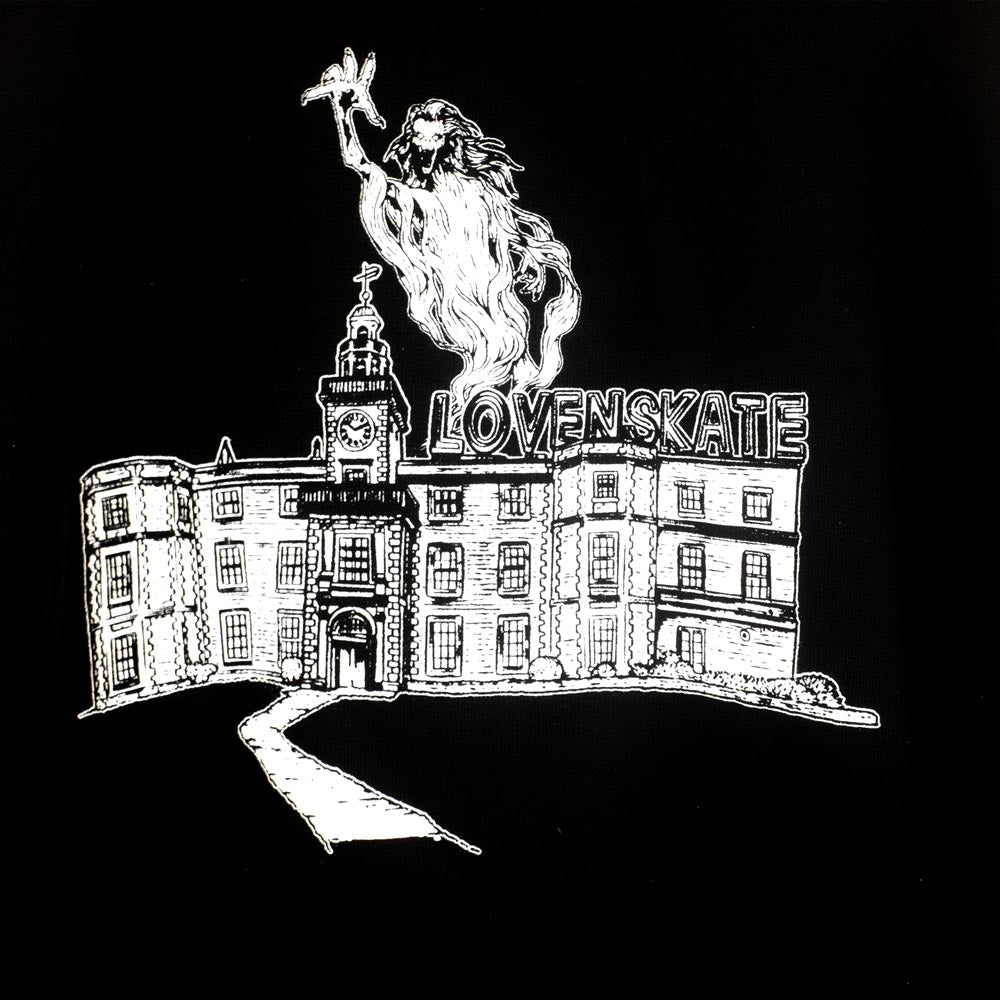 'HAUNTED HQ' -  Organic Cotton Hoodie (Black) image 2