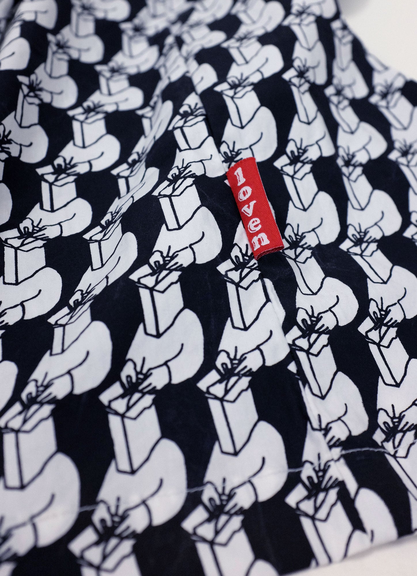 'LET OTHERS OPEN YOUR MIND' - White Button-up Shirt image 4
