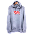 'TEAR LOGO' -  Organic Cotton Hoodie (Red/Heather) image 0