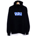 'TEAR LOGO' -  Organic Cotton Hoodie (Blue/Black) image 0