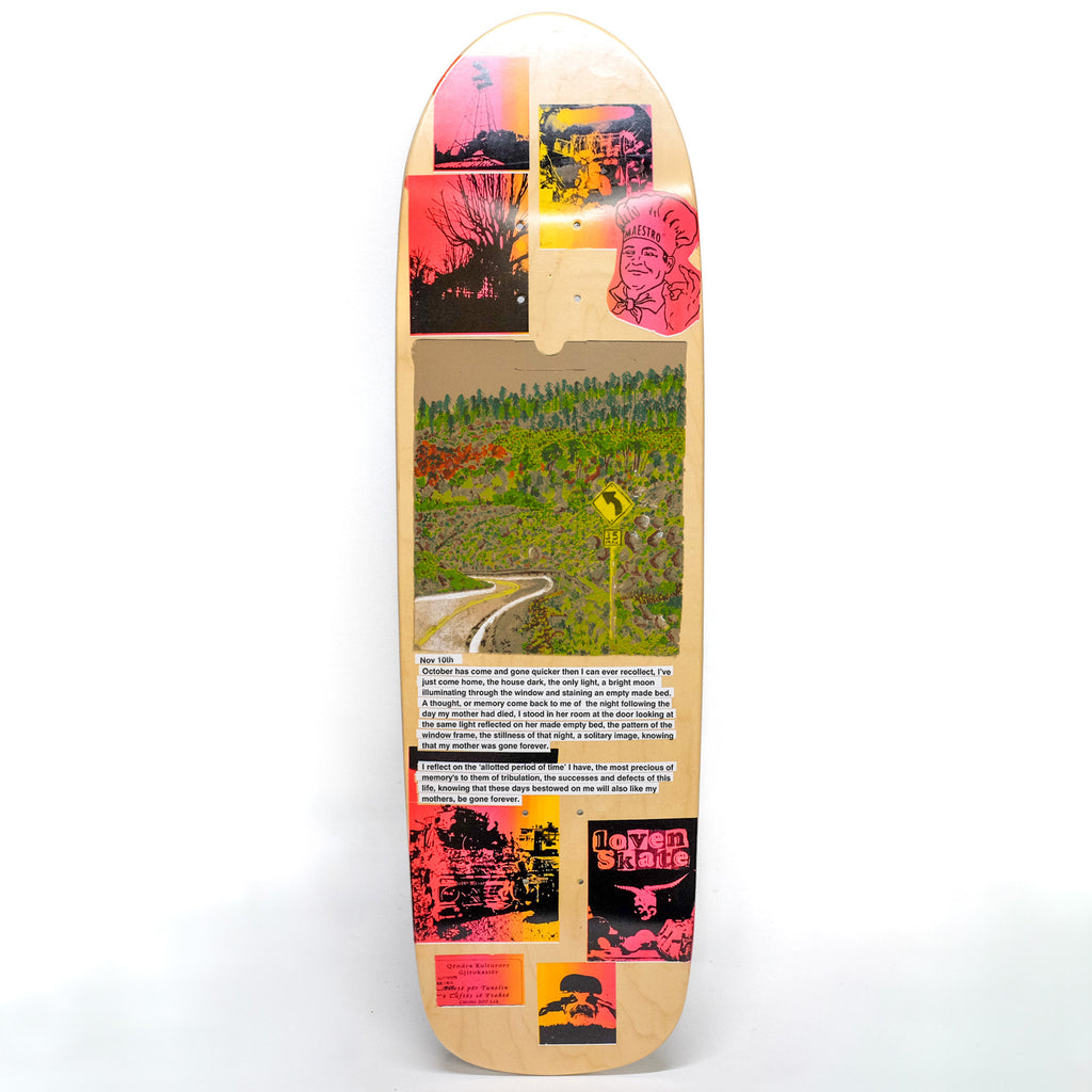 "OCTOBER HAS COME AND GONE..." - by Craig 'Questions' Scott. 9" Pool Shape image 1
