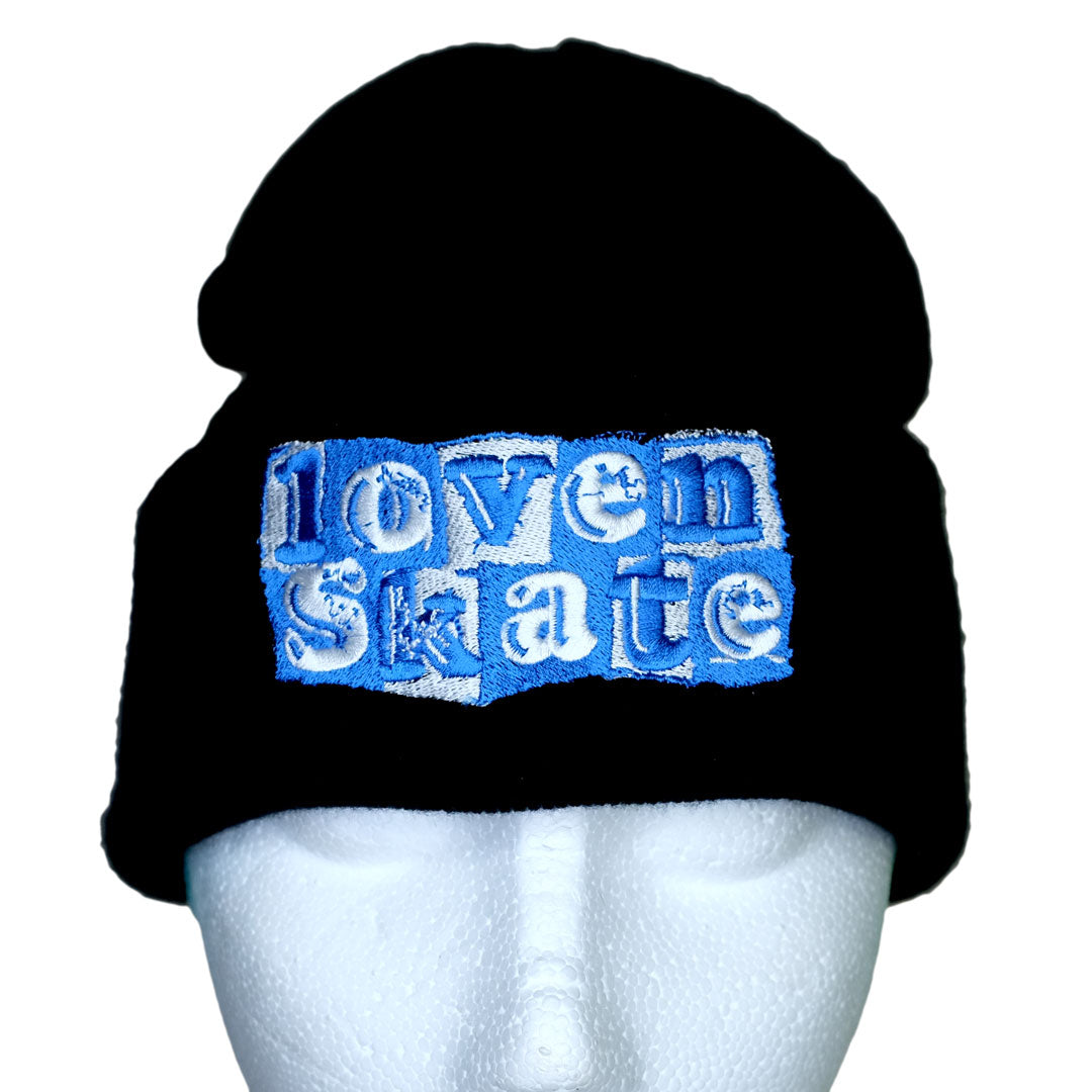 'LOVENSKATE LOGO' Blue & White - Beanie