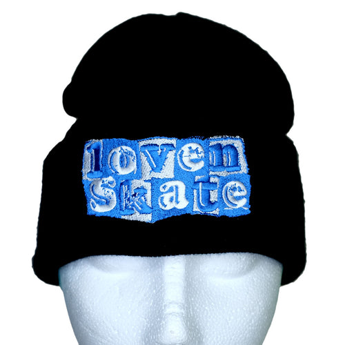 'LOVENSKATE LOGO' Blue & White - Beanie