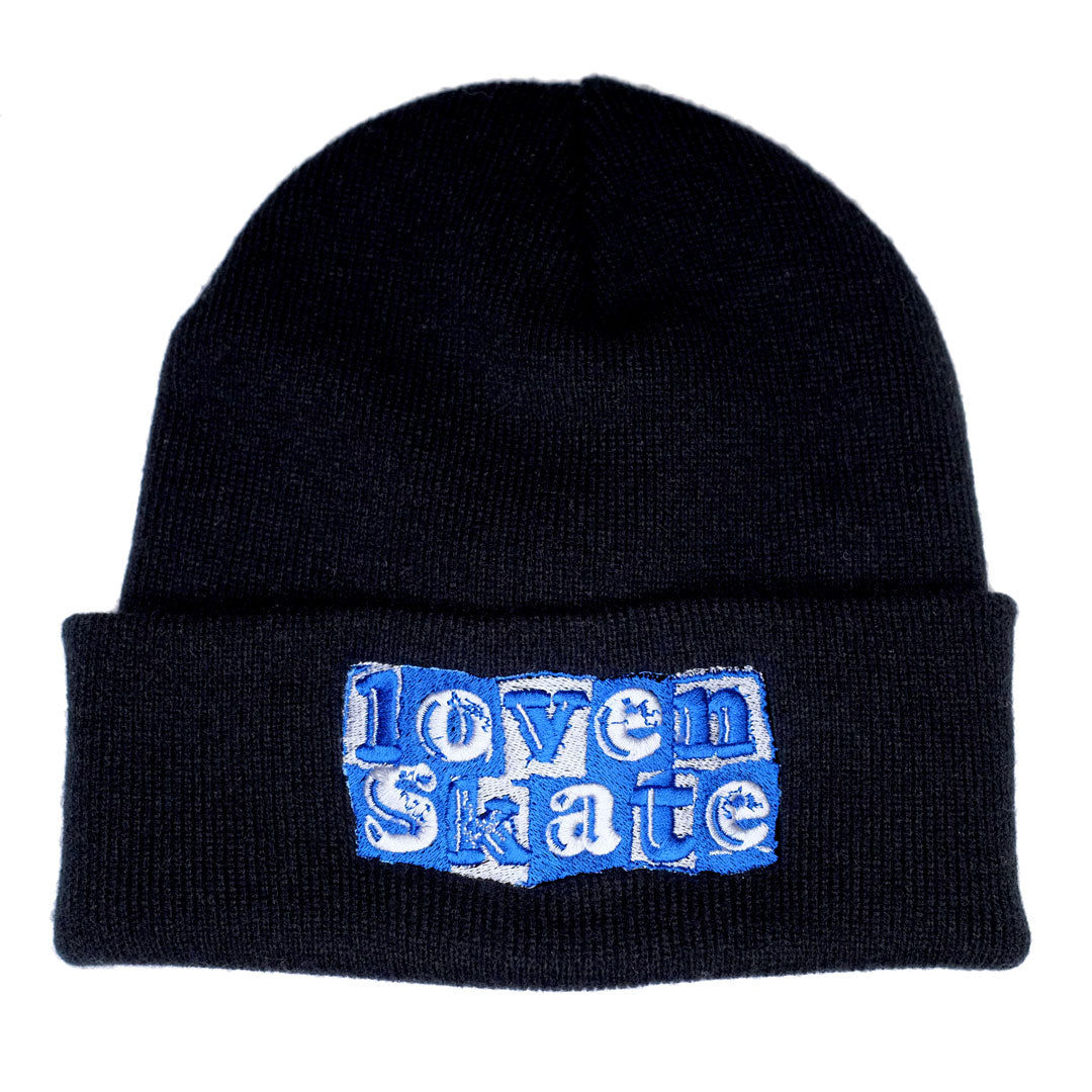 'LOVENSKATE LOGO' Blue & White - Beanie