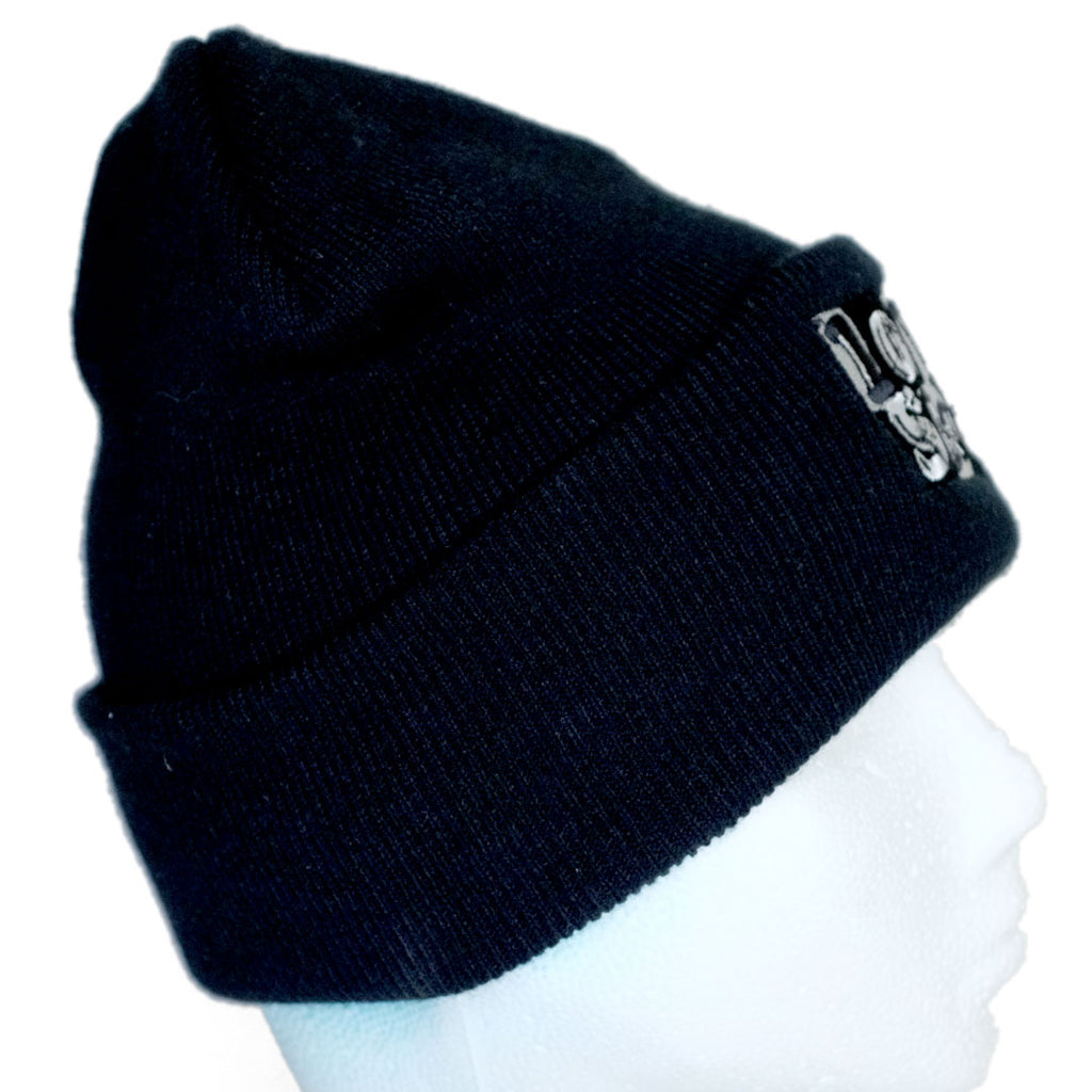 'LOVENSKATE LOGO' - Black & White Beanie