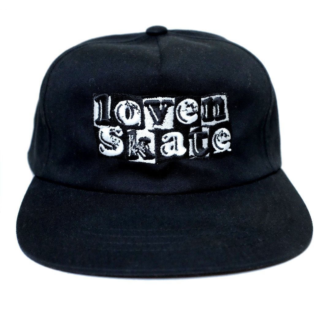 'LOVENSKATE LOGO' - Black & White Snapback