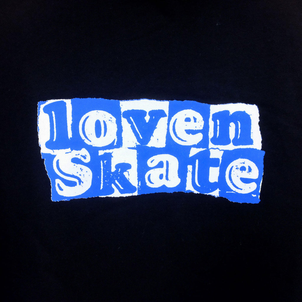 'TEAR LOGO' -  Organic Cotton Hoodie (Blue/Black) image 2