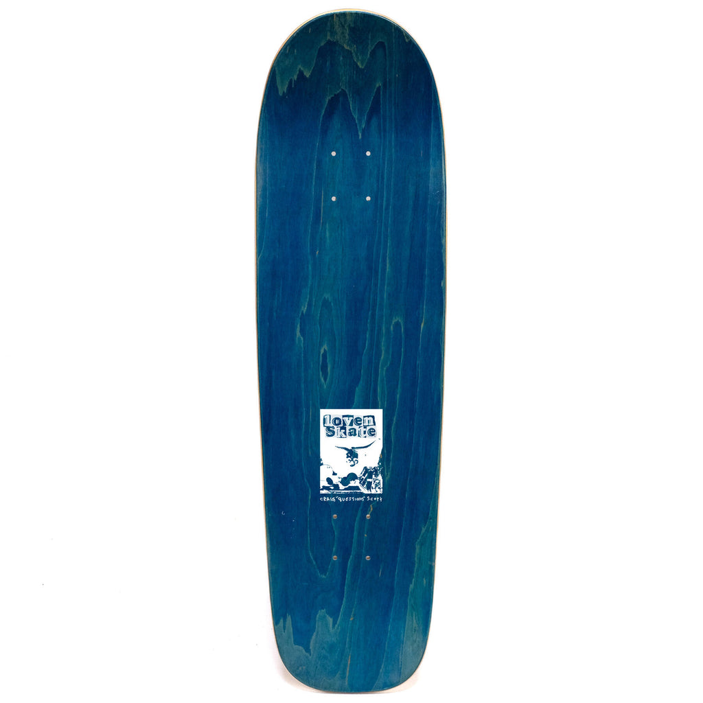 "OCTOBER HAS COME AND GONE..." - by Craig 'Questions' Scott. 9" Pool Shape image 4