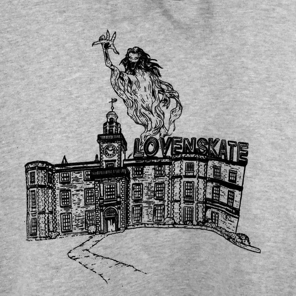 'HAUNTED HQ' -  Organic Cotton Hoodie (Heather) image 3