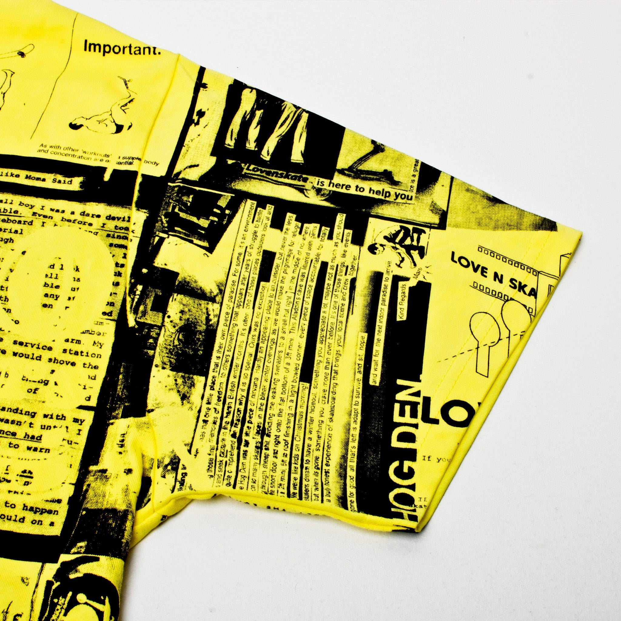 'ZINE' - Yellow T-Shirt image 4