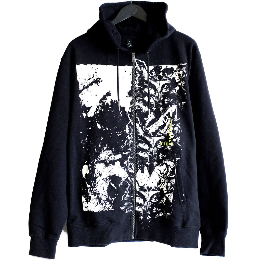 'MIKEY' -  Organic Cotton Zip Hoodie - Black