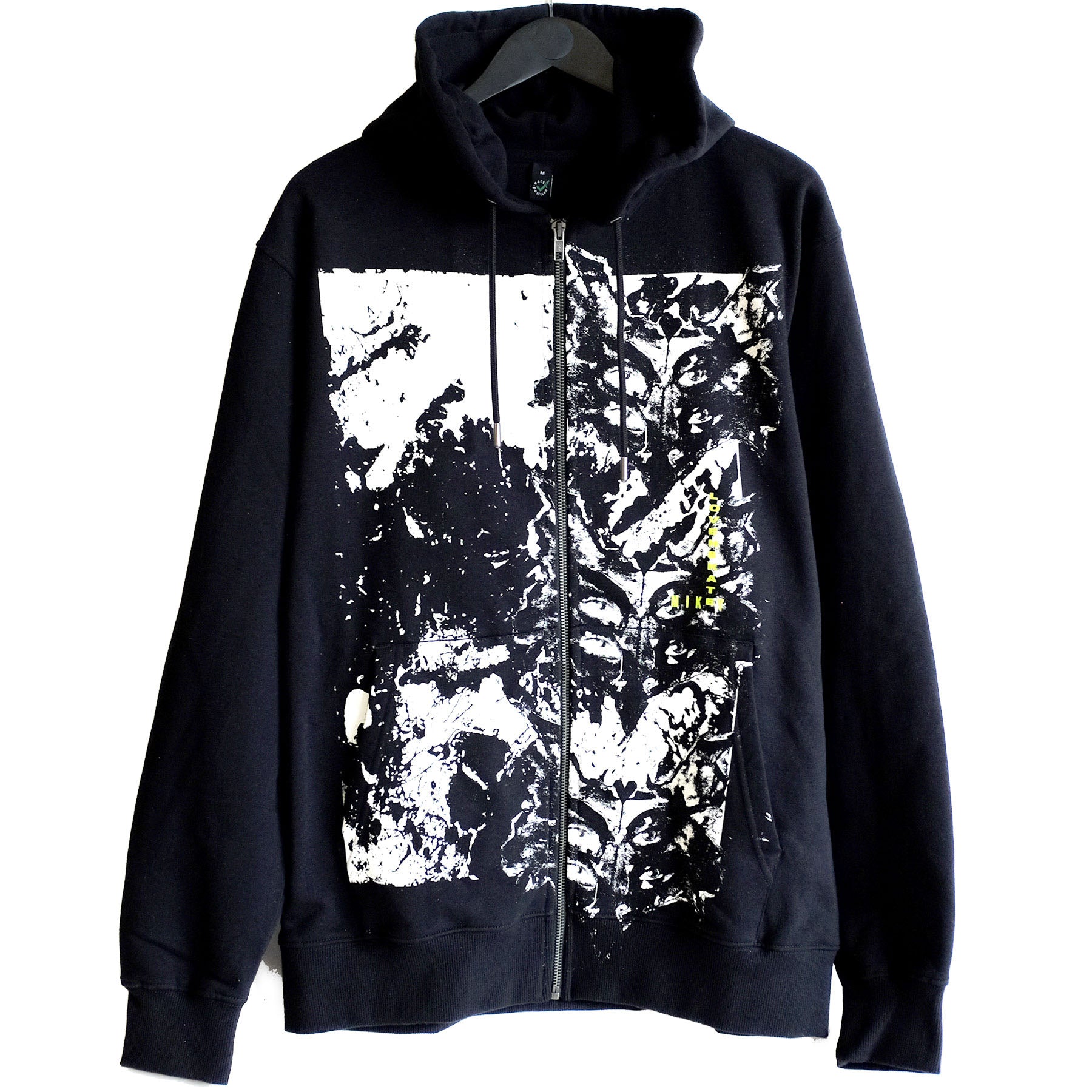 'MIKEY' -  Organic Cotton Zip Hoodie - Black