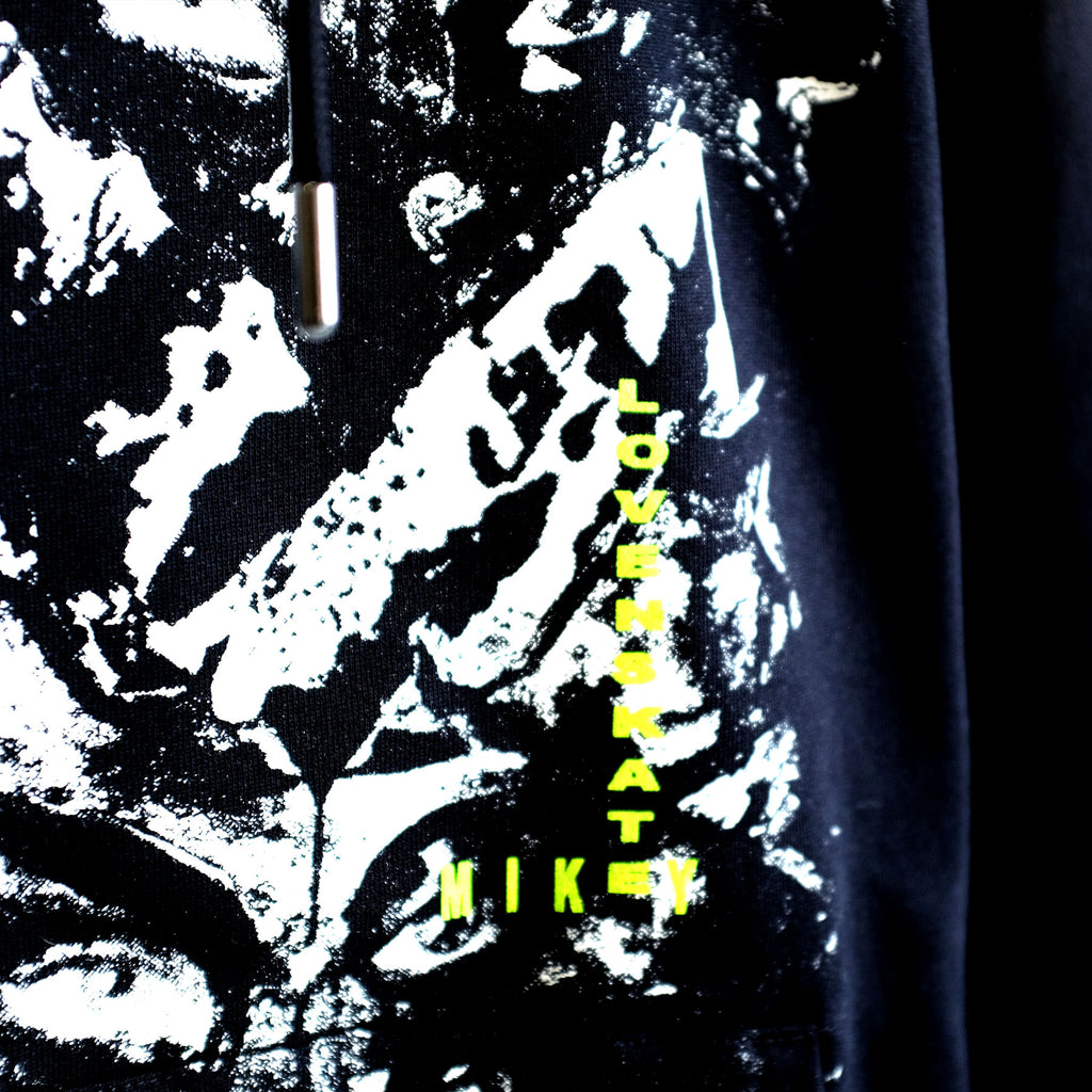 'MIKEY' -  Organic Cotton Zip Hoodie - Black