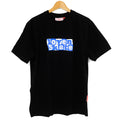 'LOVENSKATE  LOGO' -  Organic Cotton T-shirt (Black/Blue)