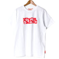 'LOVENSKATE LOGO' -  Organic Cotton T-shirt (White/Red)