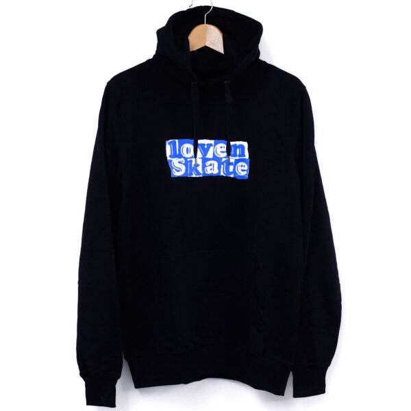 'TEAR LOGO' -  Organic Cotton Hoodie (Blue/Black)