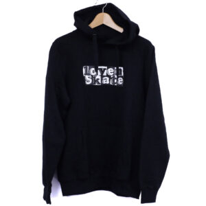 'TEAR LOGO' -  Organic Cotton Hoodie (Black/Black) - Image 2