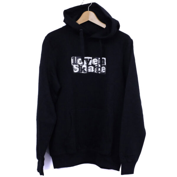 'TEAR LOGO' -  Organic Cotton Hoodie (Black/Black)