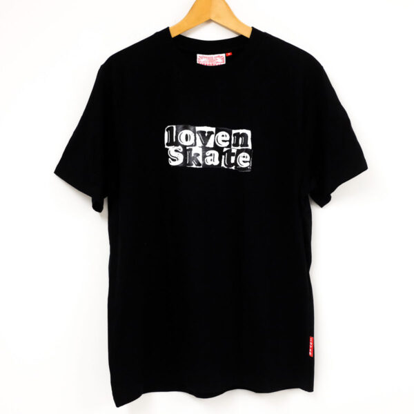 'TEAR LOGO' -  Organic Cotton T-shirt (Black/Black)