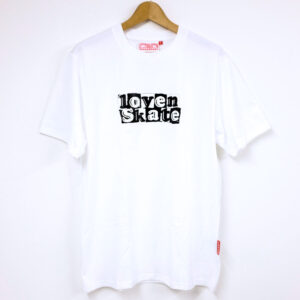 'TEAR LOGO' -  Organic Cotton T-shirt (White/Black) - Image 2