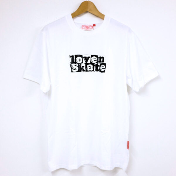 'TEAR LOGO' -  Organic Cotton T-shirt (White/Black)